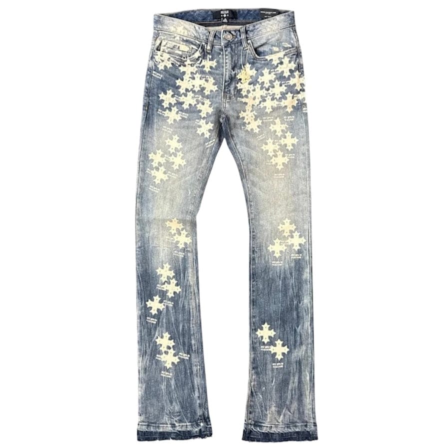 See You In Paradise Stamp Stacked Denim (Vintage) JTF2293