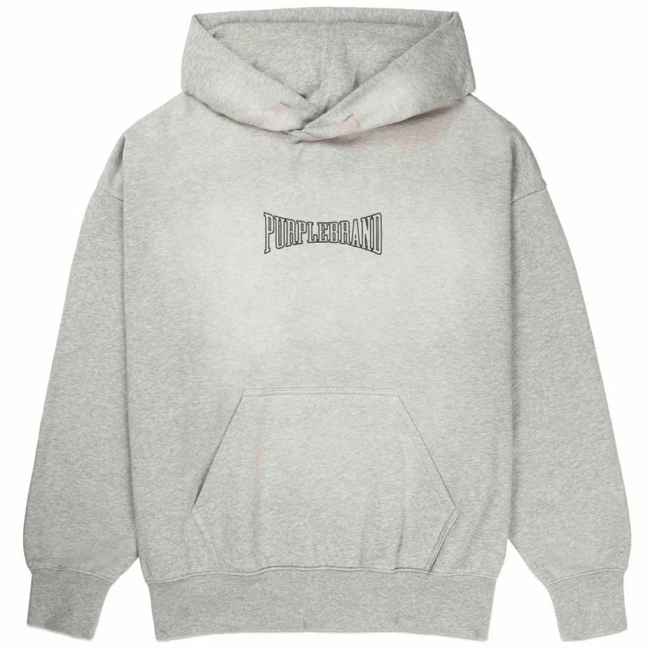 Purple Brand Mwt Fleece Po Heavyweight Hoodie (Heather Grey) P401-MFHG224