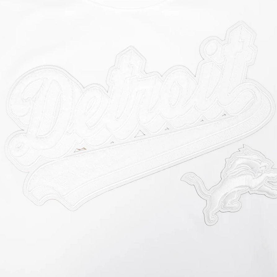 Pro Standard NFL Detroit Lions White Out Single Jersey Tee (White)