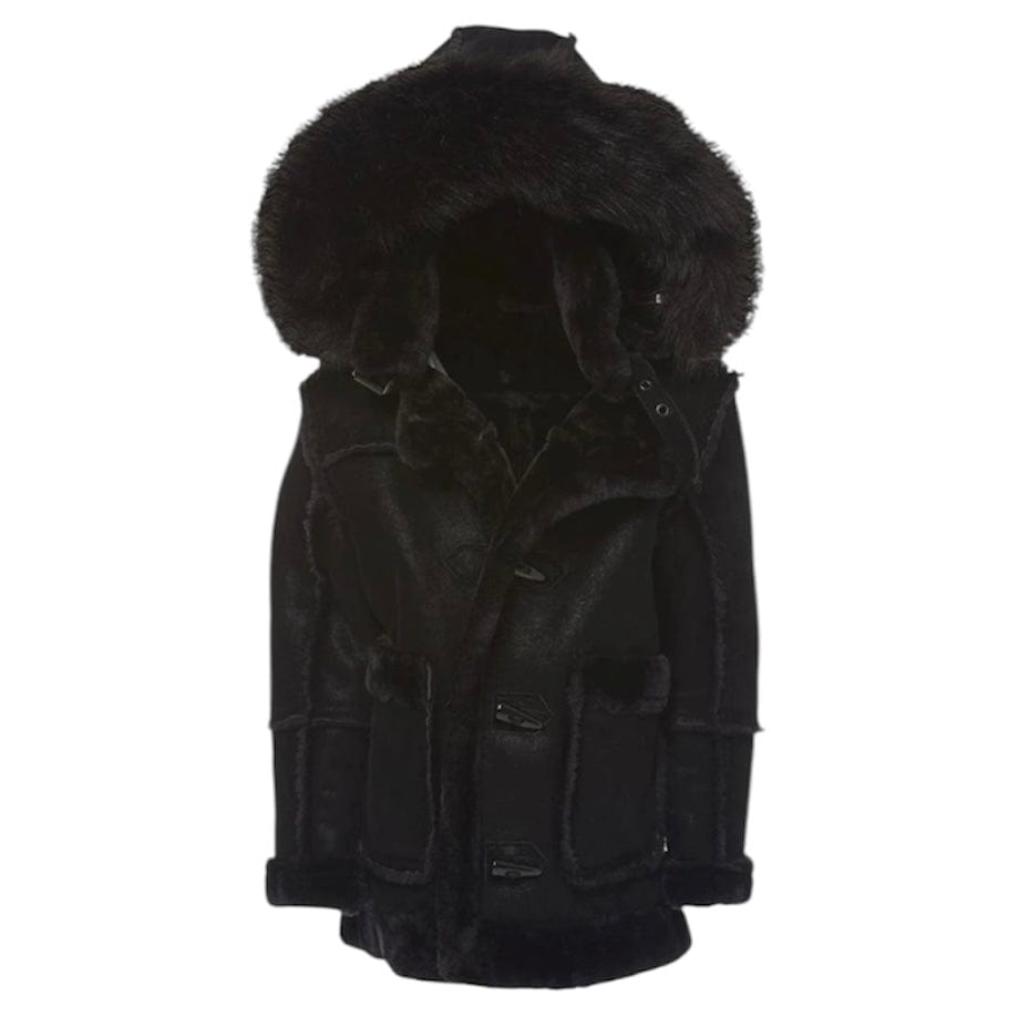 Kids Jordan Craig Denali Shearling Jacket (Black) 91620K