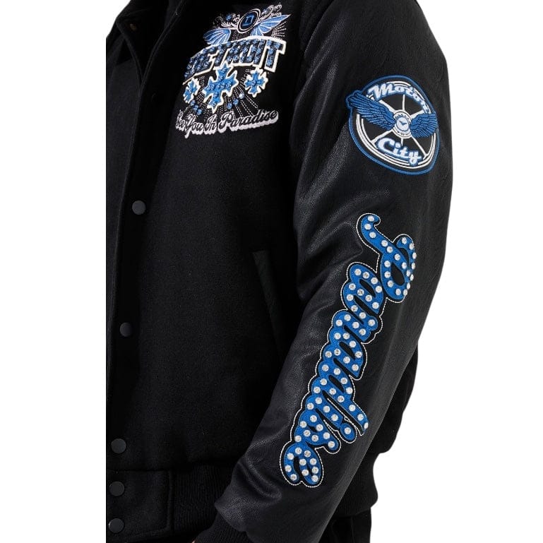 See You In Paradise Motor City Varsity Jacket (Black) 91745
