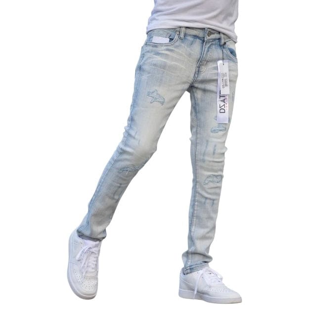 Kids Premium Disaster Ultra Stretch Denim (Ice Rips) DZTR-K-026