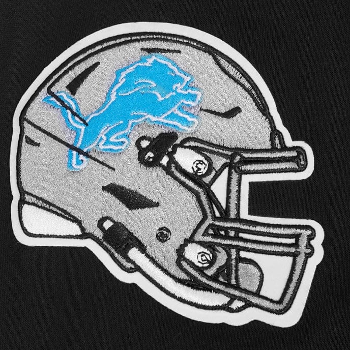 Pro Standard NFL Detroit Lions Souvenir Fleece Pullover Hoodie (Black)