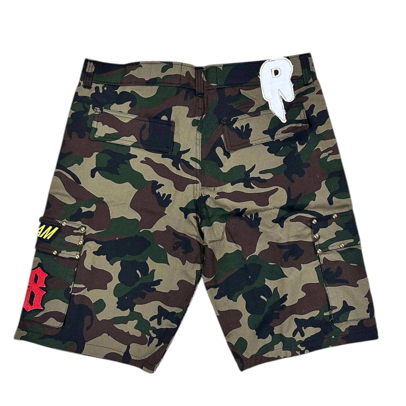 Ricchezza Chezza Cargo Shorts (Camo) SP25-015