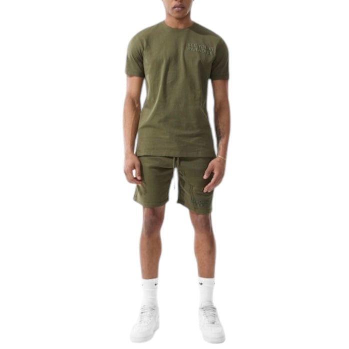 Jordan Craig Paradise Tonal T Shirt (Olive) 9151A