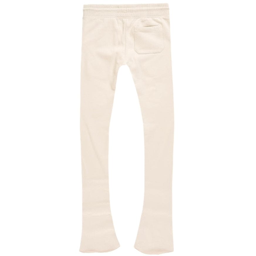 See You In Paradise Tonal Stacked Sweatpants (Taupe Cream)