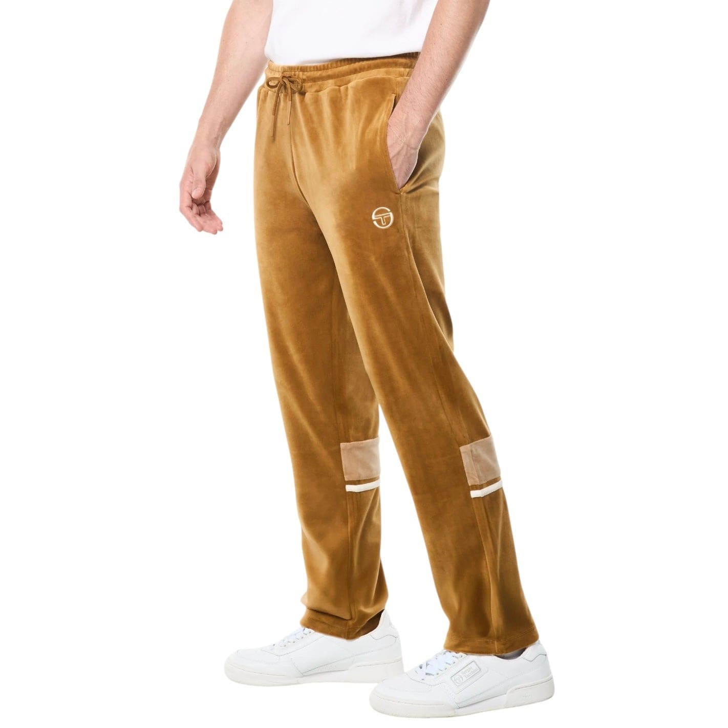 Sergio Tacchini Damarindo Velour Track Set (Bronze Brown)