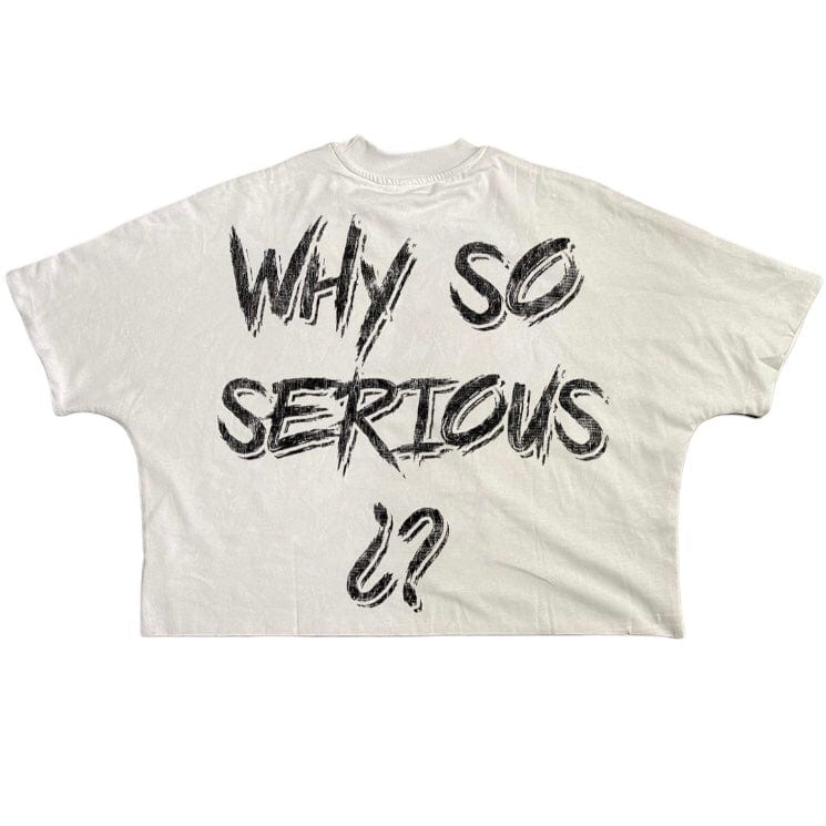 The Syndicate "Serious" Tee (White) SCT-8