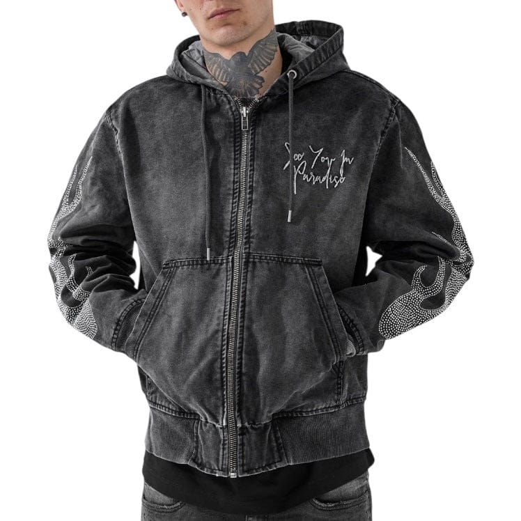See You In Paradise Eternal Flame Hooded Work Jacket (Vint. Charcoal) 91669