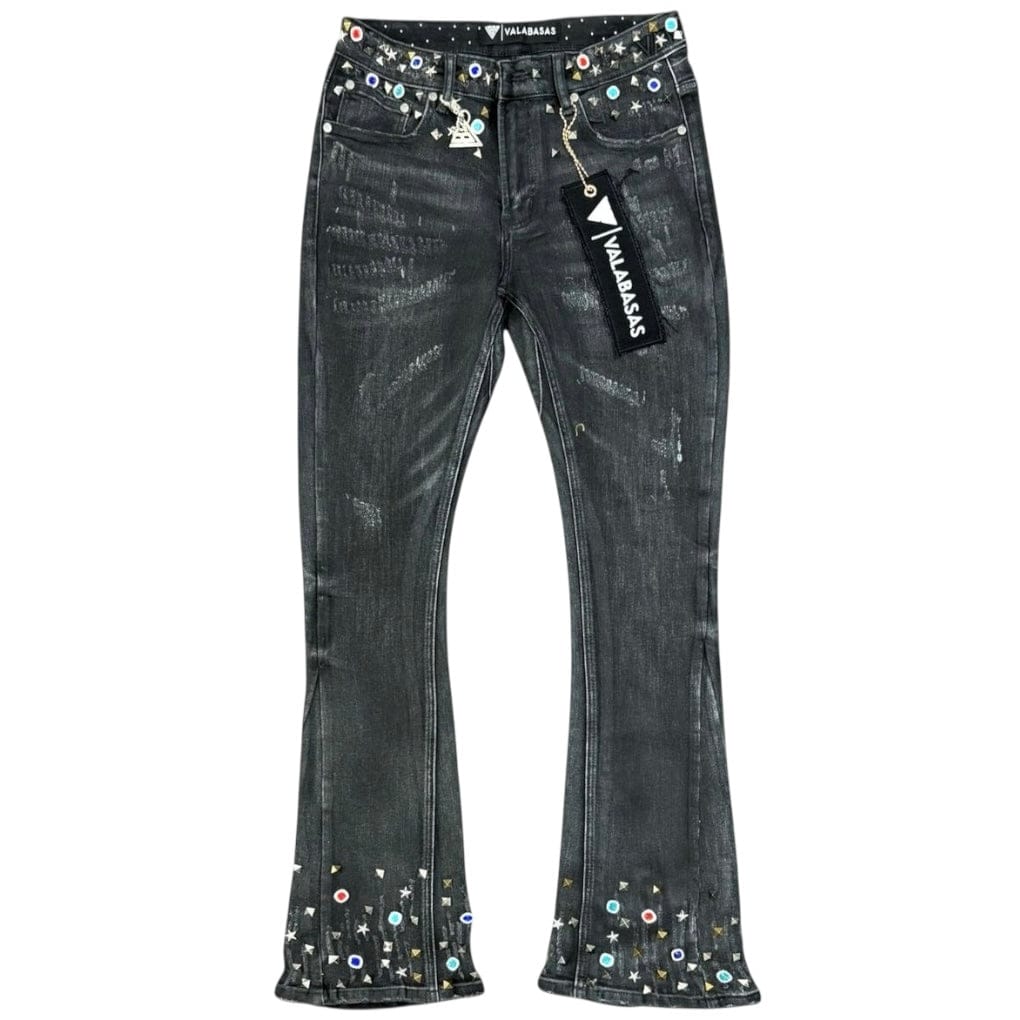 Valabasas Ion Stacked Denim (Grey Washed Waxed) VLBS-VJ3-1058