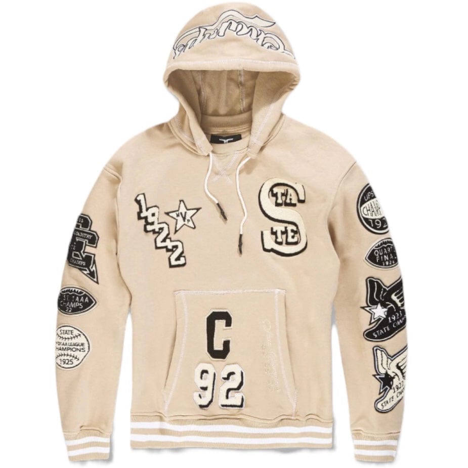 Jordan Craig State Champs Pullover Hoodie (Vintage Khaki) 8834H