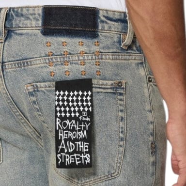 Ksubi Van Winkle Stagelight Metalik (Vintage Tinted Stone Wash) MSP25DJ050