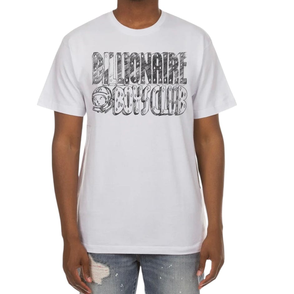Billionaire Boys Club BB Sketch SS Tee (White) 851-4200