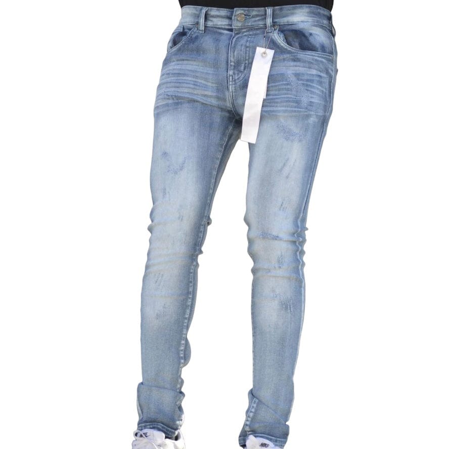 Premium Disaster Super Stretch Denim (Chalk Wash) DZTR-389