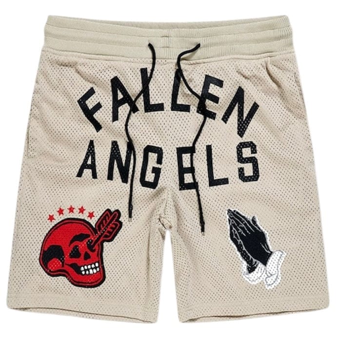 Jordan Craig Retro Fallen Angels Mesh Shorts (Khaki) 8475S