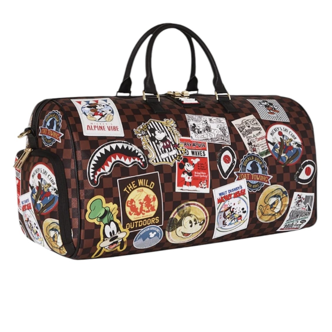 Sprayground Mickey World Tour Duffle