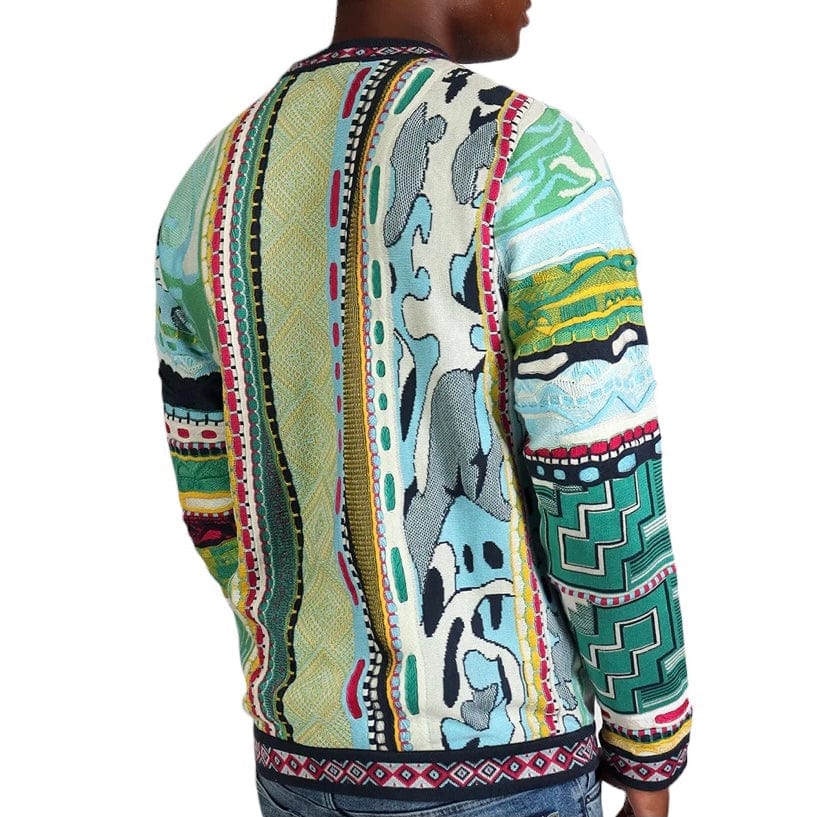 Coogi The Debut of the Coogi Art Collection Droplet Crewneck (Multi) C24102