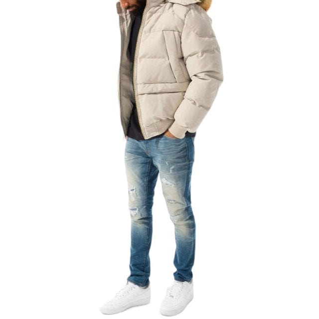 Jordan Craig Cross Bay Bomber Jacket (Taupe) 91630