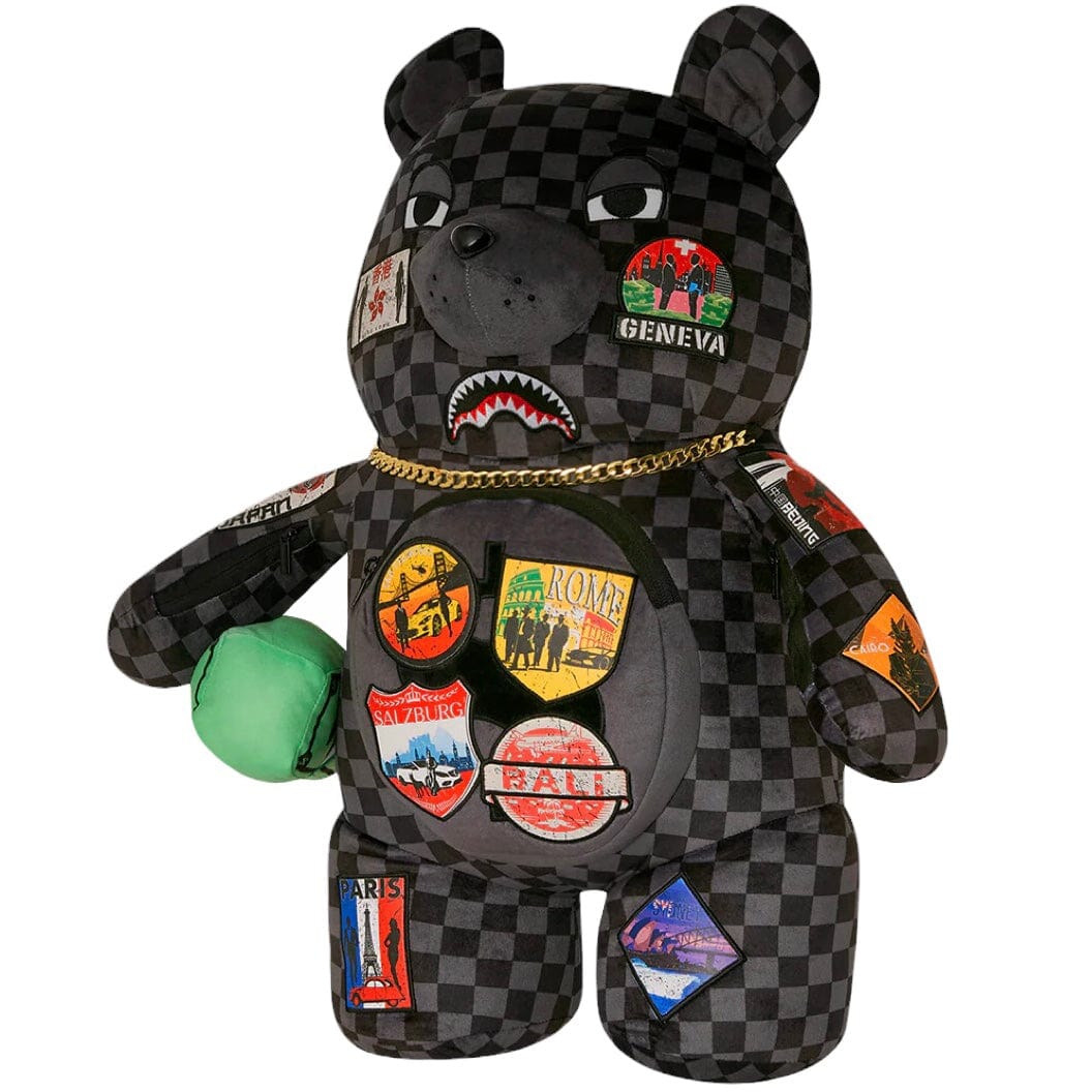 Sprayground Global Mogul Unlimited Miles Moneybear Teddybear Backpack