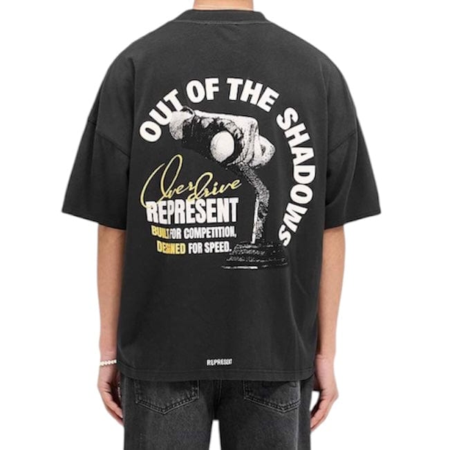Represent Out Of The Shadows T Shirt (Stained Black) MLM41058-04
