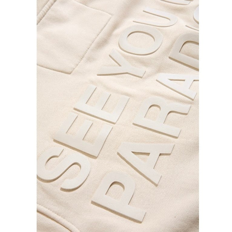 See You In Paradise Tonal Zip Up Hoodie (Taupe Cream) 8863H