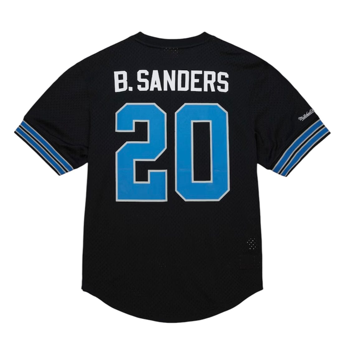 Mitchell & Ness M&N Detroit Lions Mesh Crewneck 1993 Barry Sanders (Black)