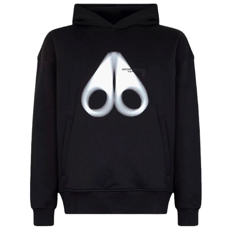 Moose Knuckles Maurice Popover Hoodie (Black) M15MS653
