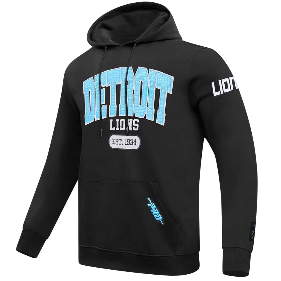 Pro Standard NFL Detroit Lions City Arch Fleece Po Hoodie (Black)