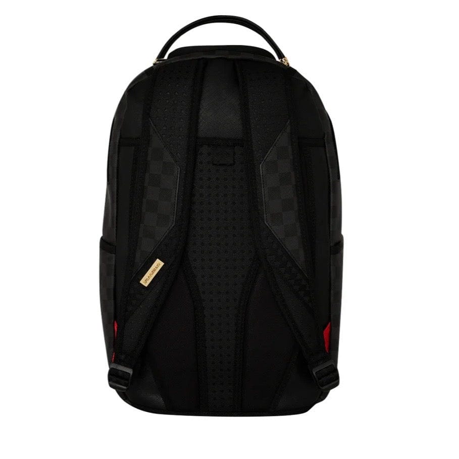 Sprayground Black Chenille Sip DLXSV Backpack