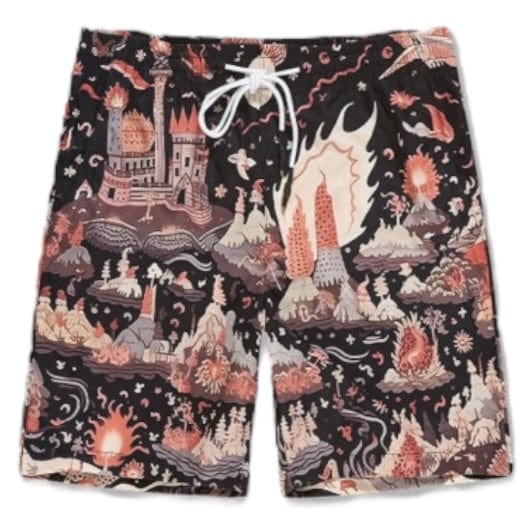 Jordan Craig Retro Ibiza Lounge Shorts (Midnight) 2053S