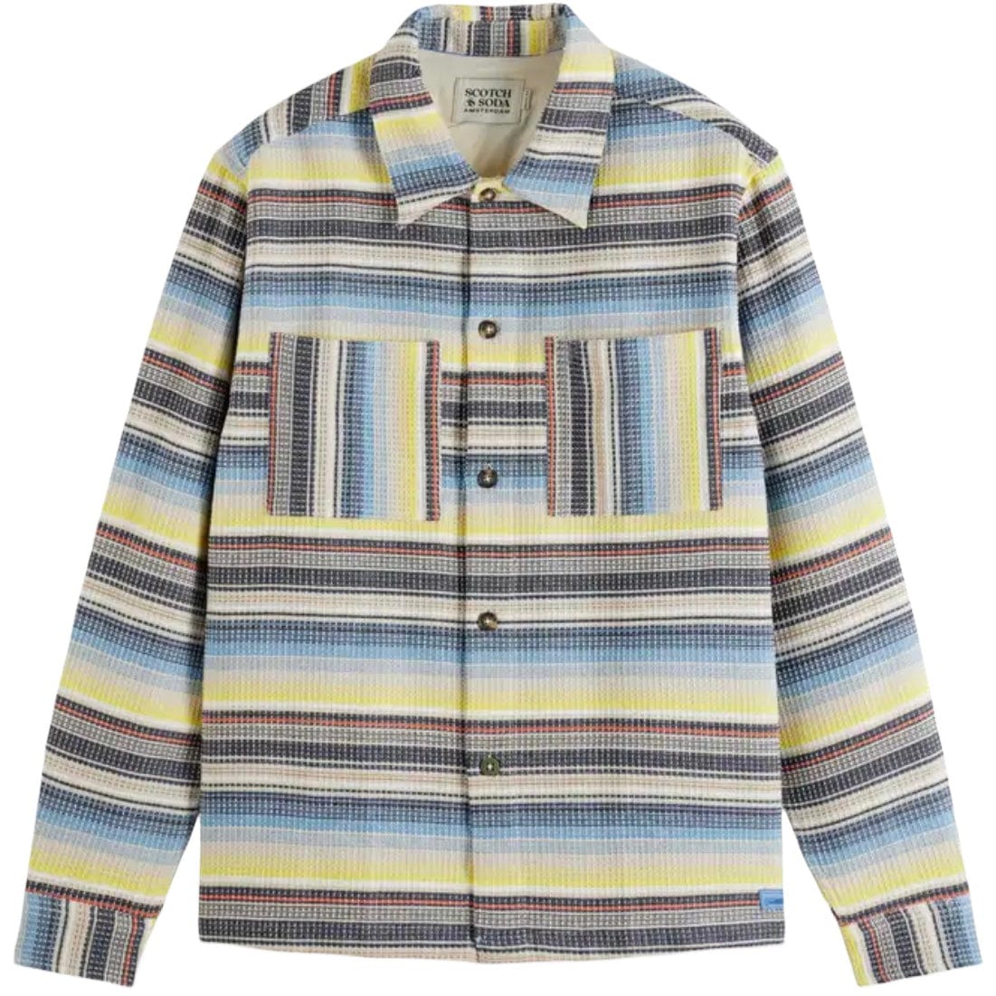 Scotch & Soda Striped Shirt (Multi Blue Stripe) 178401