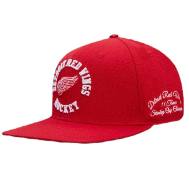 Pro Standard Detroit Red Wings Hybrid Wool Snapback (Red)