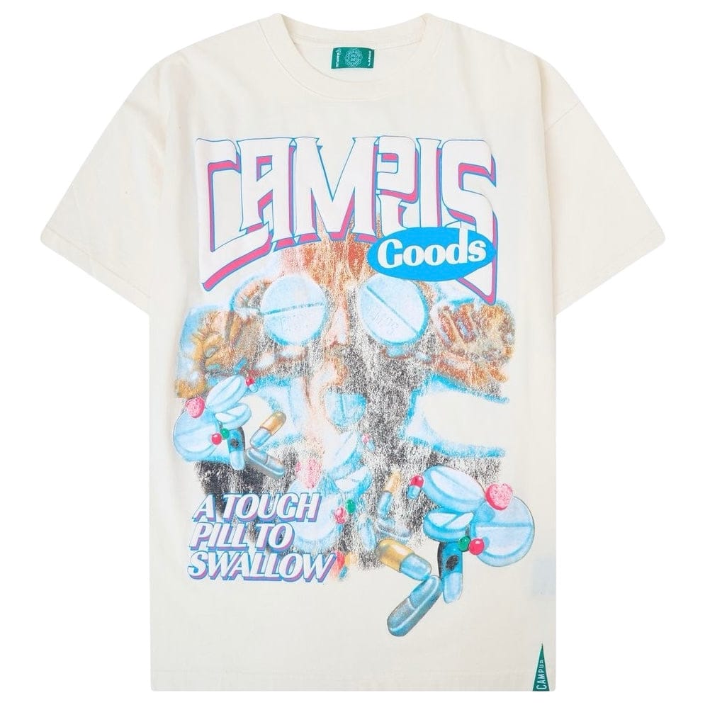 Campus Goods Bitter Dose Tee (Cream) CG-H25-001