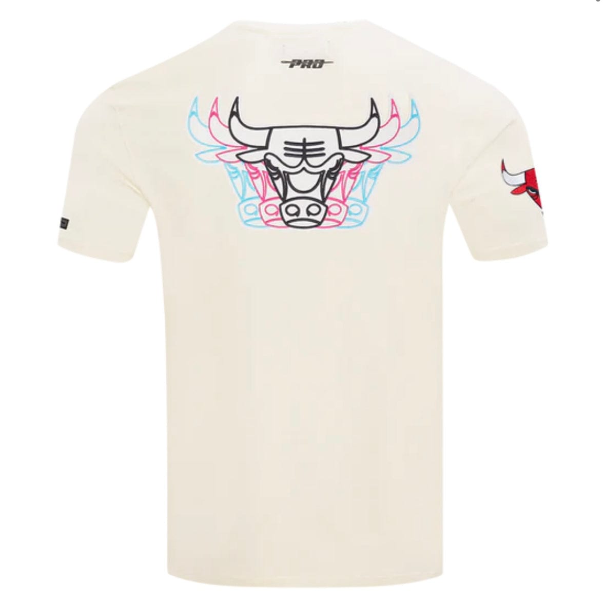 Pro Standard NBA Chicago Bulls Echo Logo Single Jersey Tee (Eggshell)
