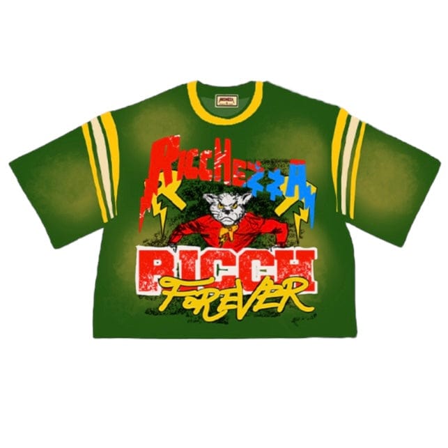 Ricchezza How To Be Ricch Jersey Tee (Green) SP25-008