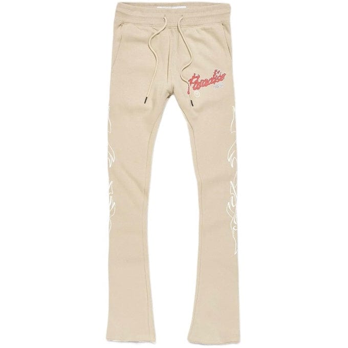 Jordan Craig Paradise Tour Stacked Sweatpants (Sand) 8241L