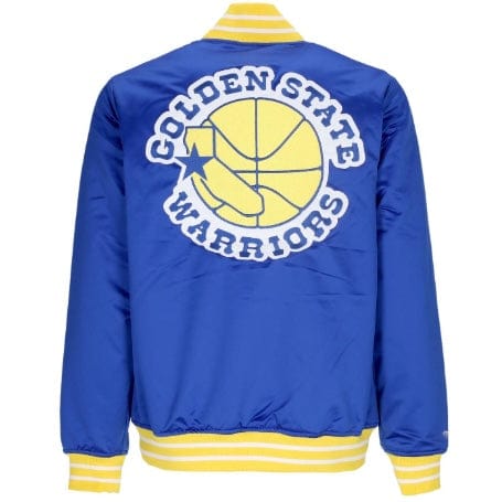 Mitchell & Ness NBA Golden State Warriors Heavyweight Jacket (Royal)