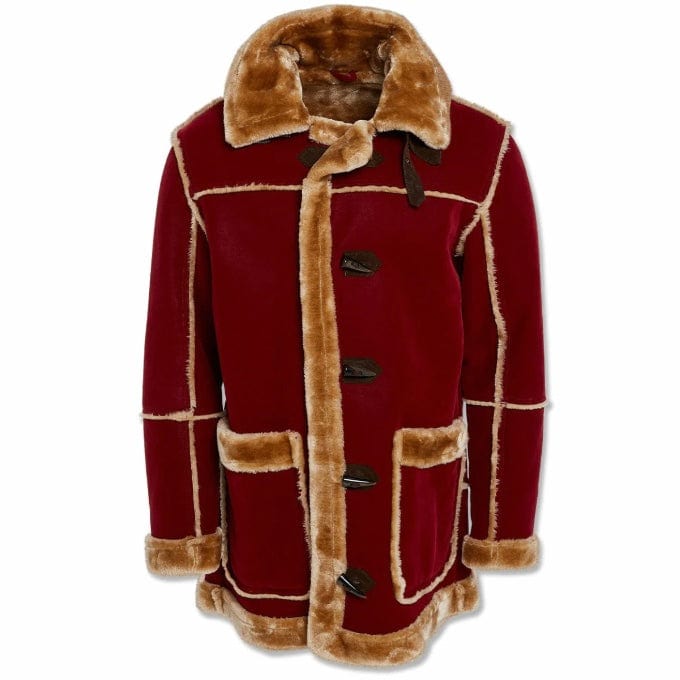 Jordan Craig Denali Shearling Jacket (Burgundy) 91620