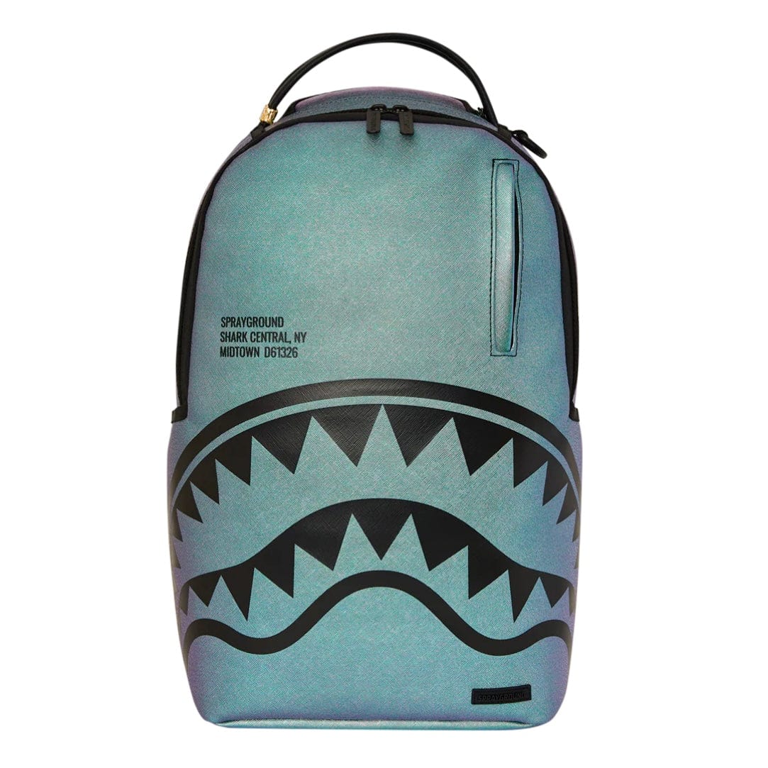 Sprayground Shark Central Oil Slick DLXS Backpack