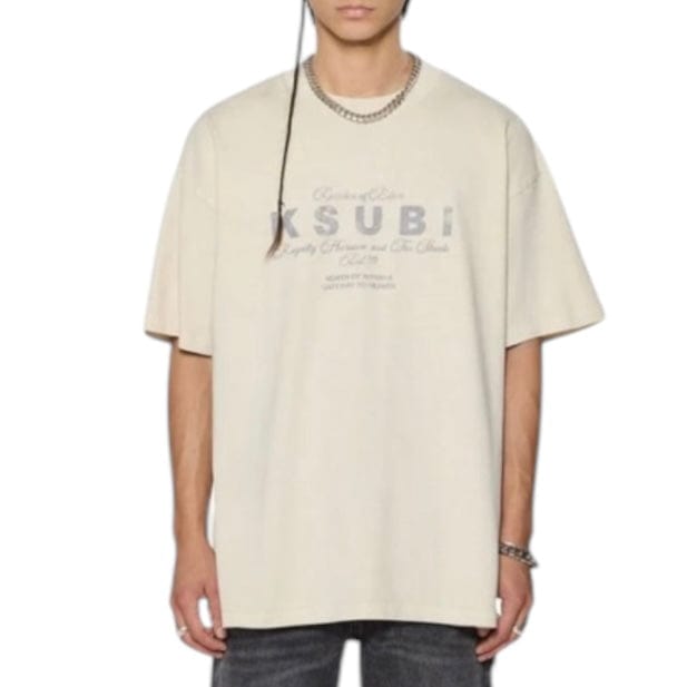 Ksubi Lock Excess SS Tee (Sun Yellow) MSP25TE042