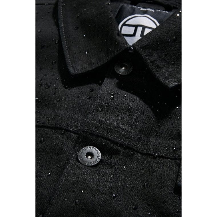 Jordan Craig Magic City Denim Trucker Jacket (Jet Black) JJ2340A