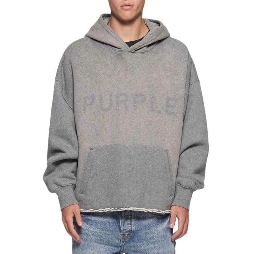 Purple Brand Heavyweight Fleece Hoodie (Mid Heather) M4104-HFMH424