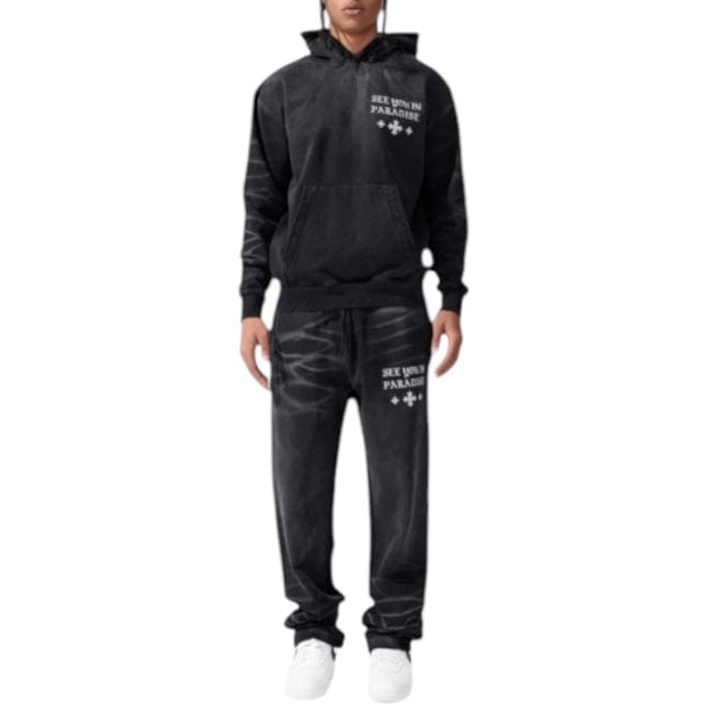 See You In Paradise Pullover Hoodie (Vintage Black) 8639H