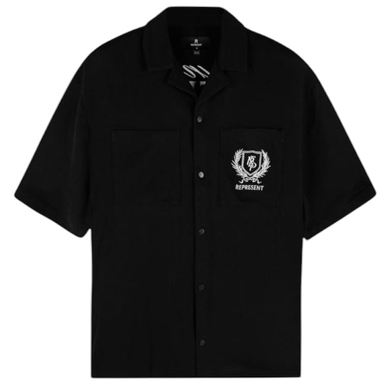 Represent Crest Shirt (Jet Black) MLM2971-01