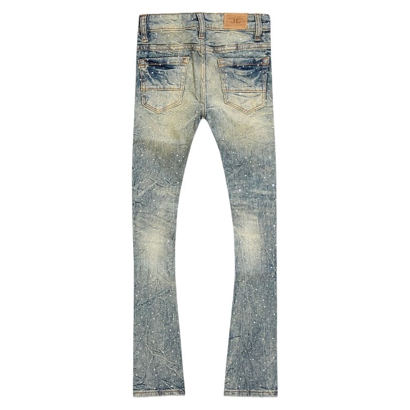 Boys Jordan Craig Local Dealer Stacked Denim (Desert) JTF2339B