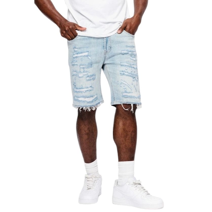 Anom Fever Denim Short (Ice Blue) ANM189SH