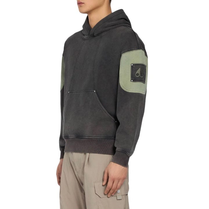 Moose Knuckles Plateau Pullover Hoodie (Black) M15MS641