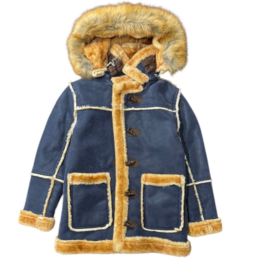 Boys Jordan Craig Denali Shearling Jacket (Navy) 91620B