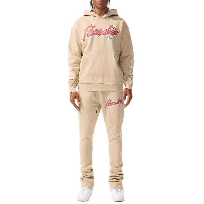 Jordan Craig Paradise Tour Stacked Sweatpants (Sand) 8241L