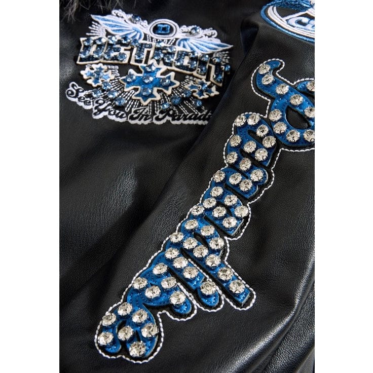 Kids See You In Paradise Motor City Hooded Bomber Jacket (Black) 91746K